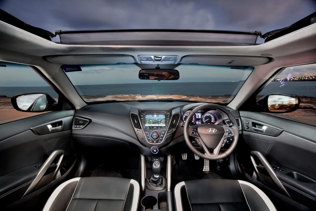 The Hyundai Veloster SR Turbo. The Hyundai Veloster SR Turbo.